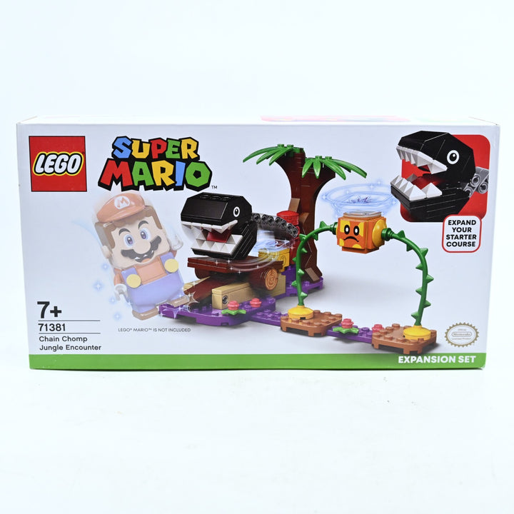 SEALED! LEGO 71381 Chain Chomp Jungle Encounter - Super Mario Expansion - Toy
