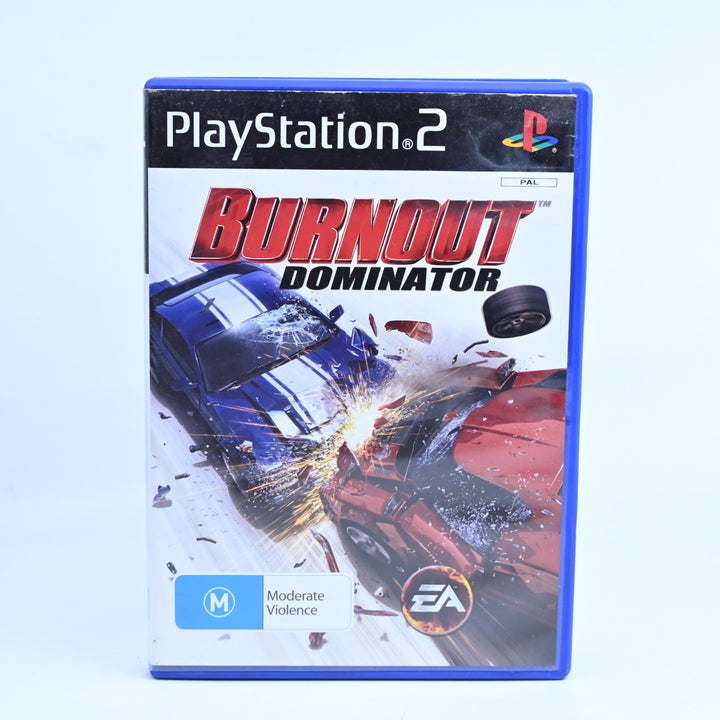 Burnout Dominator - Sony Playstation 2 / PS2 Game + Manual - PAL - NM DISC!