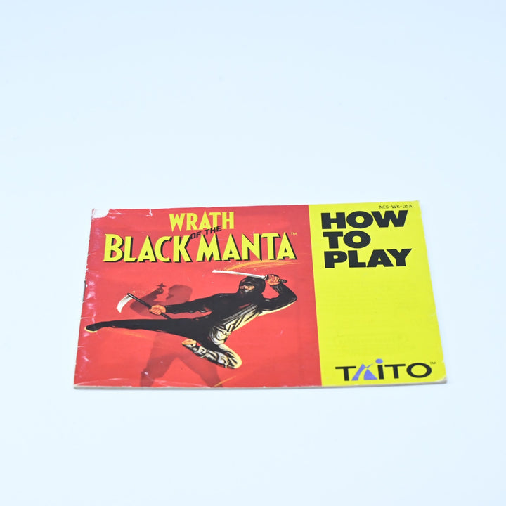 Wrath of the Black Manta - Nintendo Entertainment System / NES Boxed Game - PAL