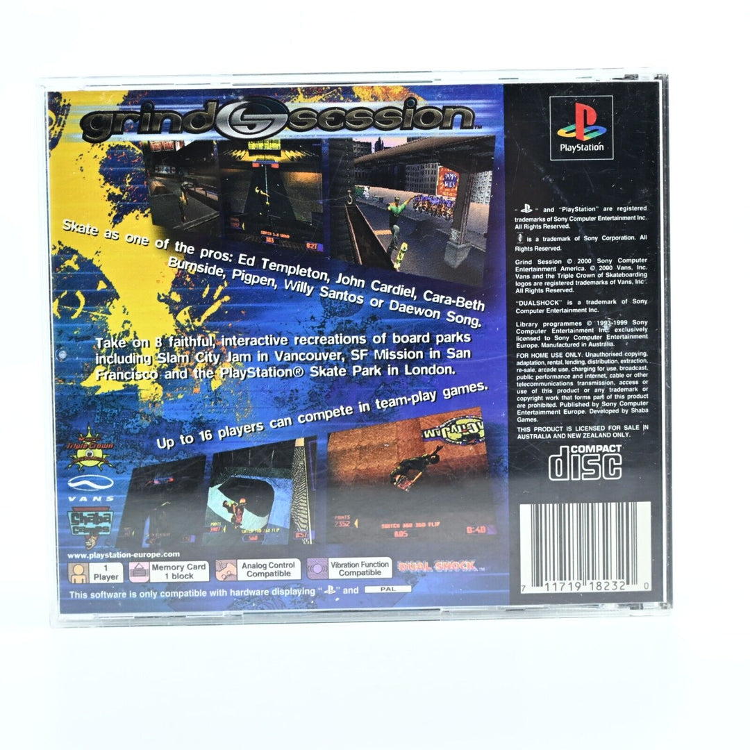 Grind Session - No manual - Sony Playstation 1 / PS1 Game - PAL - FREE POST!