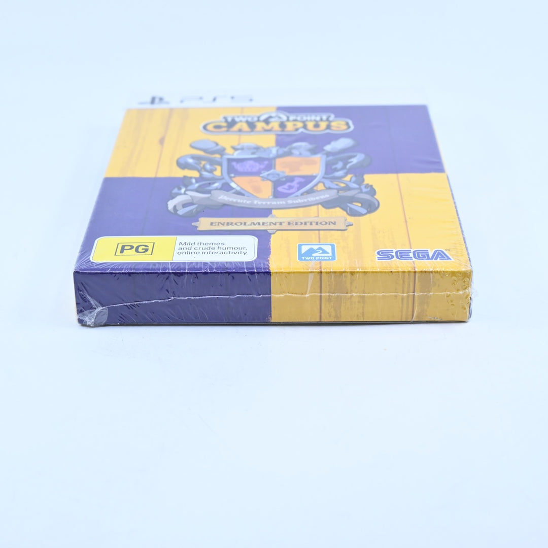 SEALED! Two Point Campus - Enrolment Edition - Sony Playstation 5 / PS5 Game