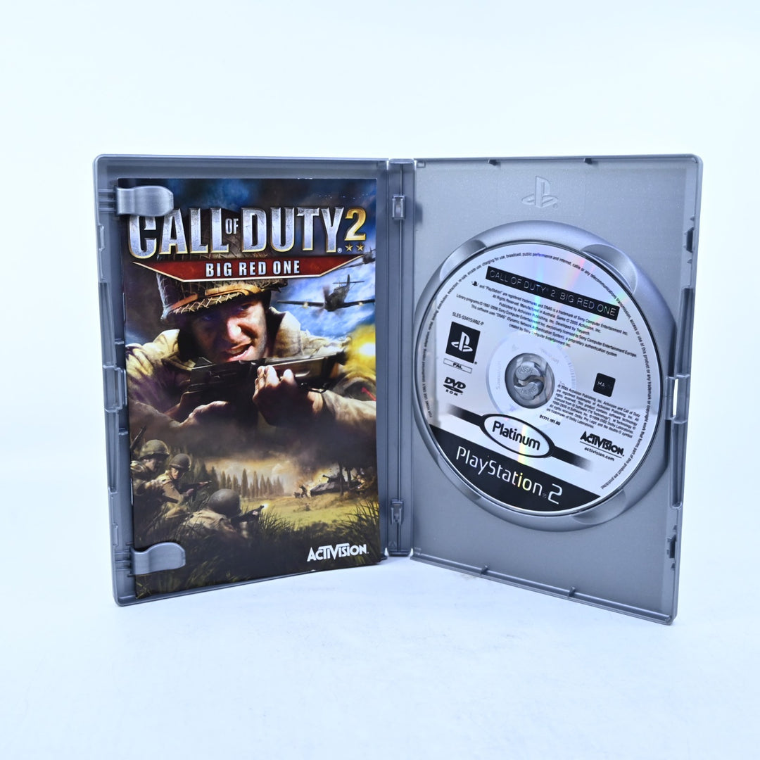 Call of Duty 2: Big Red One - Sony Playstation 2 / PS2 Game + Manual - PAL