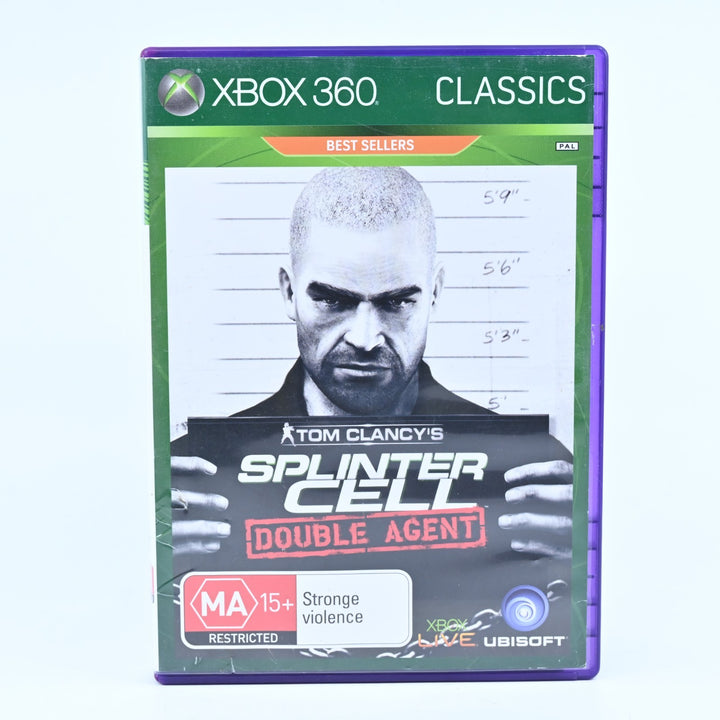Tom Clancy's Splinter Cell: Double Agent - Xbox 360 Game + Manual