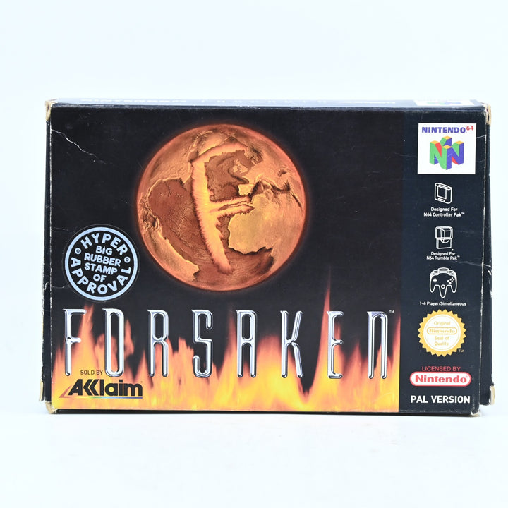 Forsaken - N64 / Nintendo 64 Boxed Game - PAL - FREE POST!