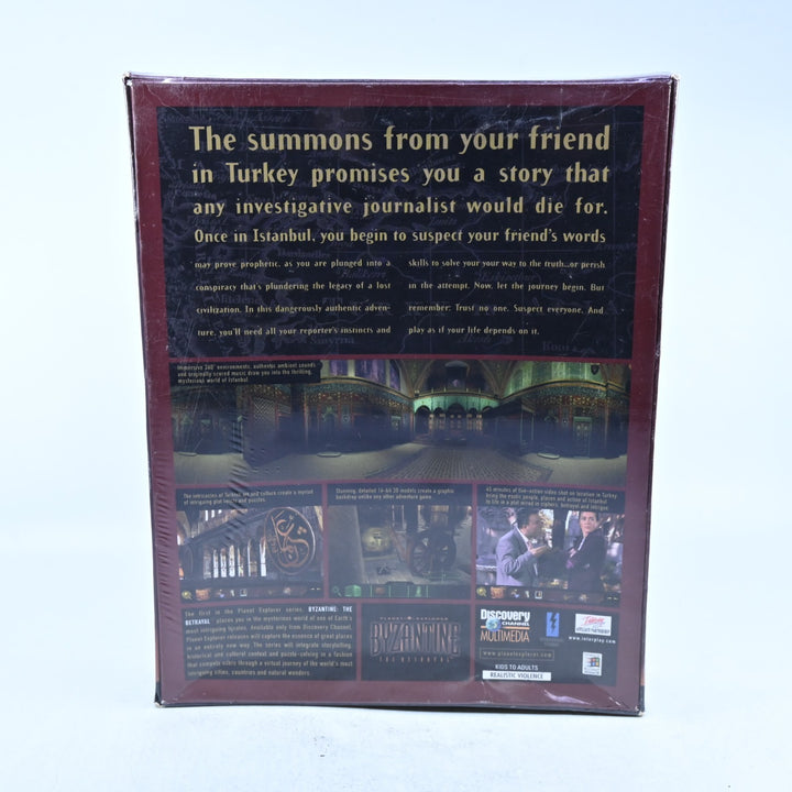 Byzantine: The Betrayal - Big Box - Discovery Channel - PC Game SEALED!