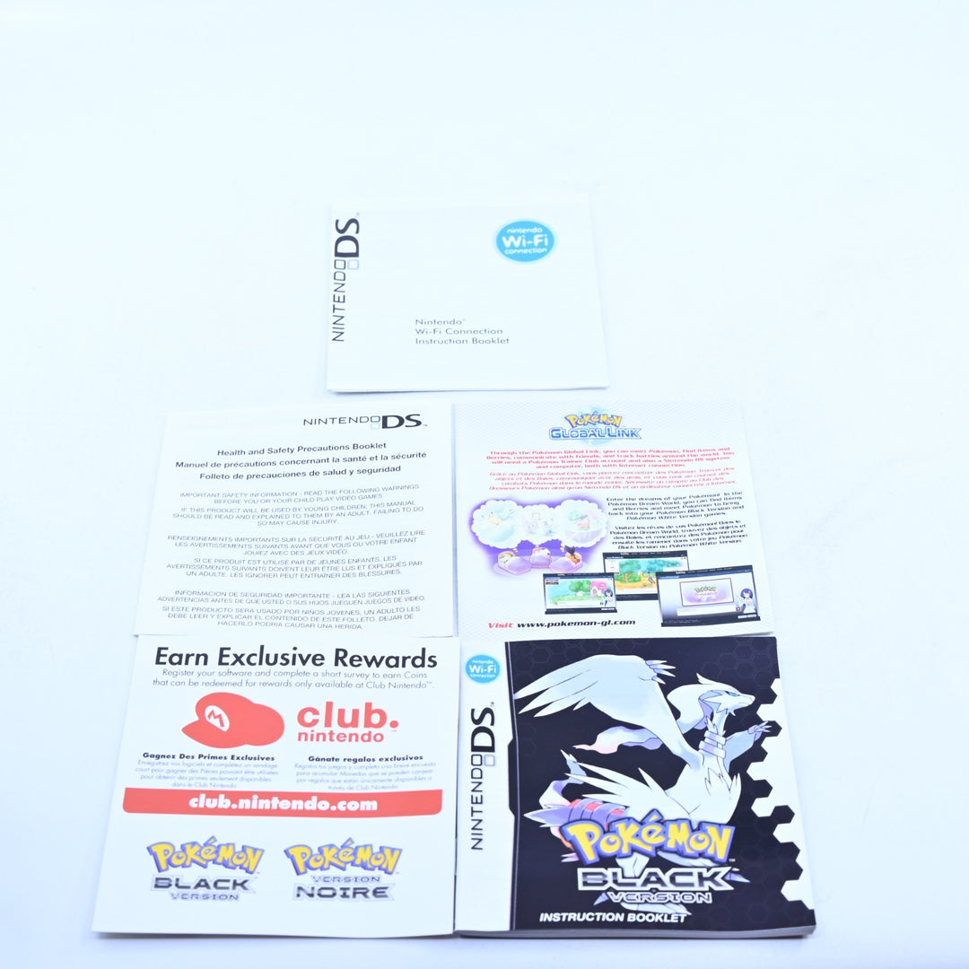 Pokemon Black Version - Nintendo DS Game - REGION FREE + Manual - FREE POST!