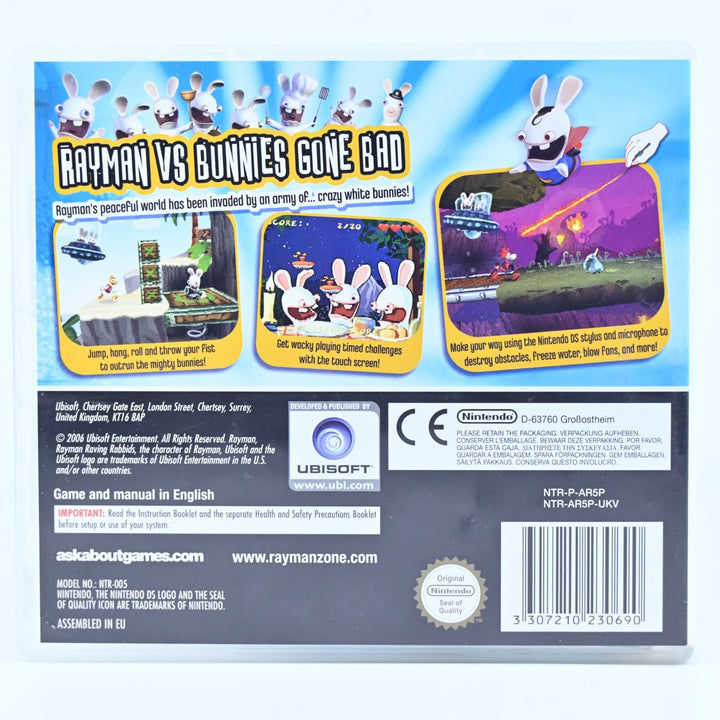 Rayman Raving Rabbids - Nintendo DS Game - PAL + Manual - FREE POST!