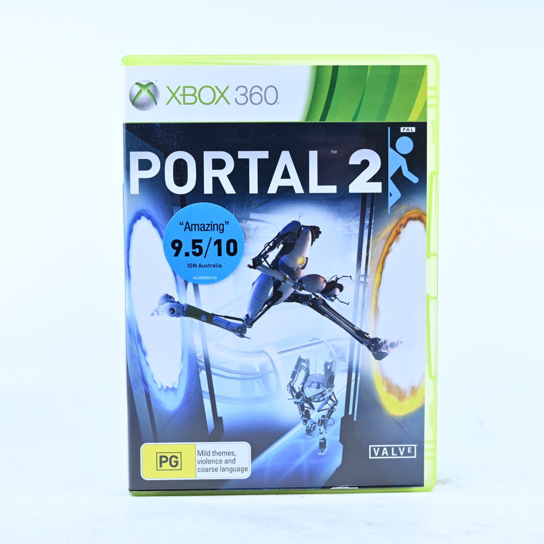 Portal 2 - Xbox 360 Game + Manual - PAL - MINT DISC!