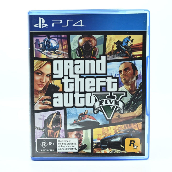 Grand Theft Auto V 5 - Sony Playstation 4 / PS4 Game + Manual - FREE POST!