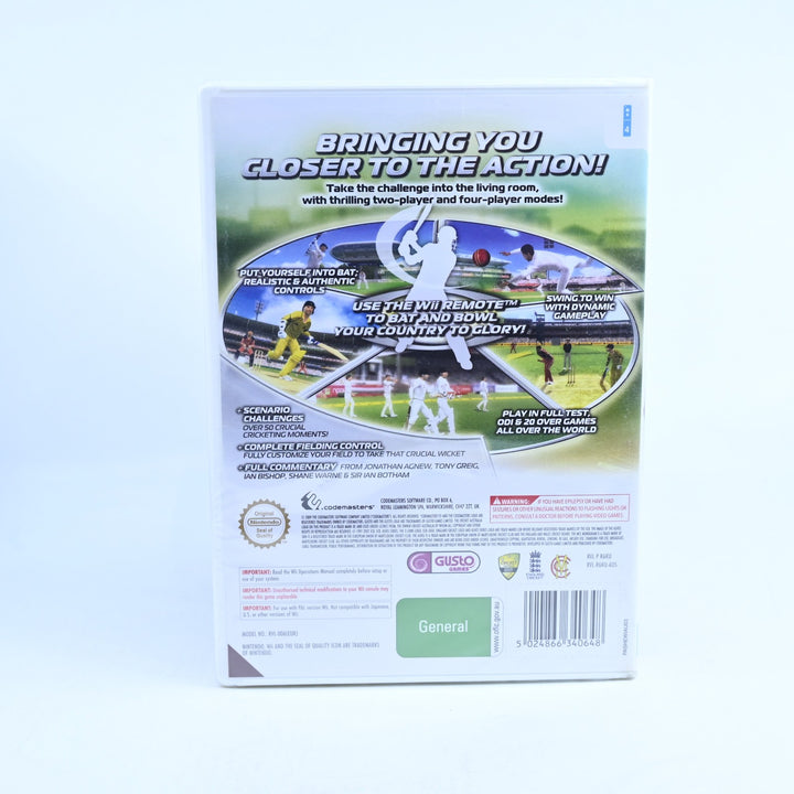 Cricket - SEALED! - Nintendo Wii Game + Manual - PAL - MINT DISC!