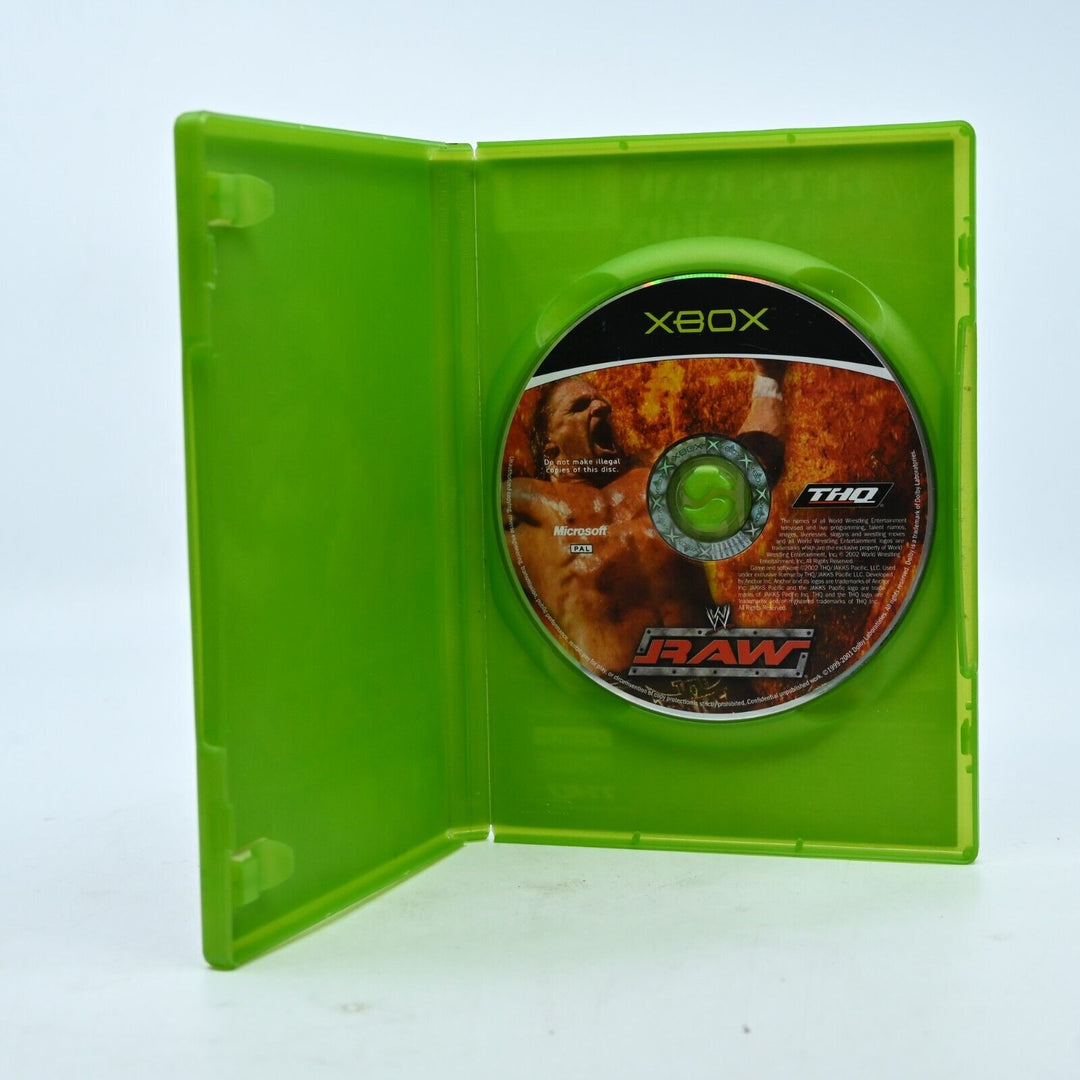 WWE Raw - Original Xbox Game + No Manual - PAL - MINT DISC!