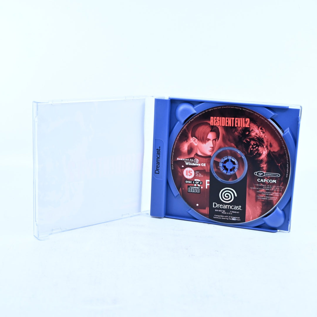 Resident Evil 2 - Sega Dreamcast Game + Manual - PAL - MINT DISC!