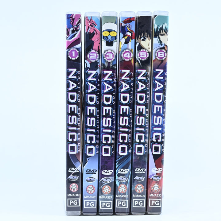 Martian Successor: Nadesico - Volumes 1 to 6 Complete - Region  2/4 - Anime DVDs