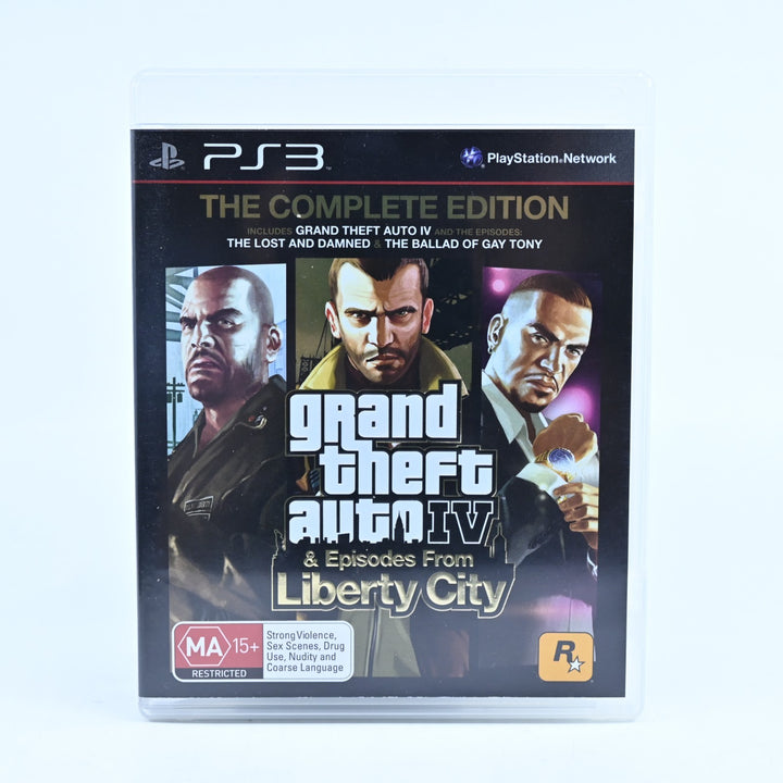 Grand Theft Auto IV & Episodes from Liberty City - PS3 Game + Manual & Map