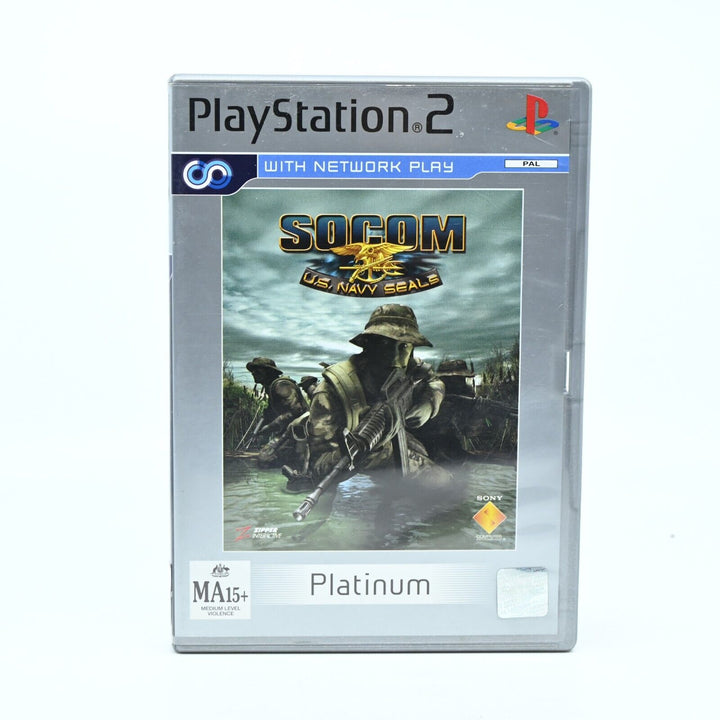 SOCOM: U.S. Navy Seals - Sony Playstation 2 / PS2 Game + manuall