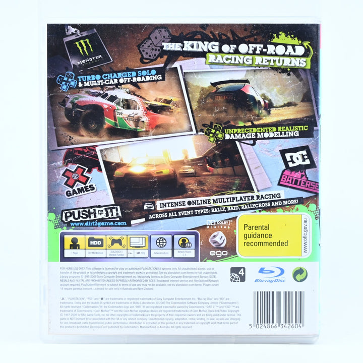 Colin McRae: Dirt 2 - Sony Playstation 3 / PS3 Game - No manual - FREE POST!