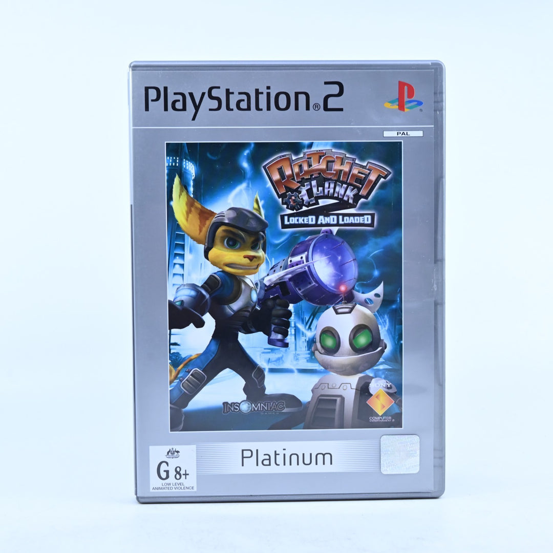 Ratchet & Clank 2: Locked and Loaded - Sony Playstation 2 / PS2 Game + Manual