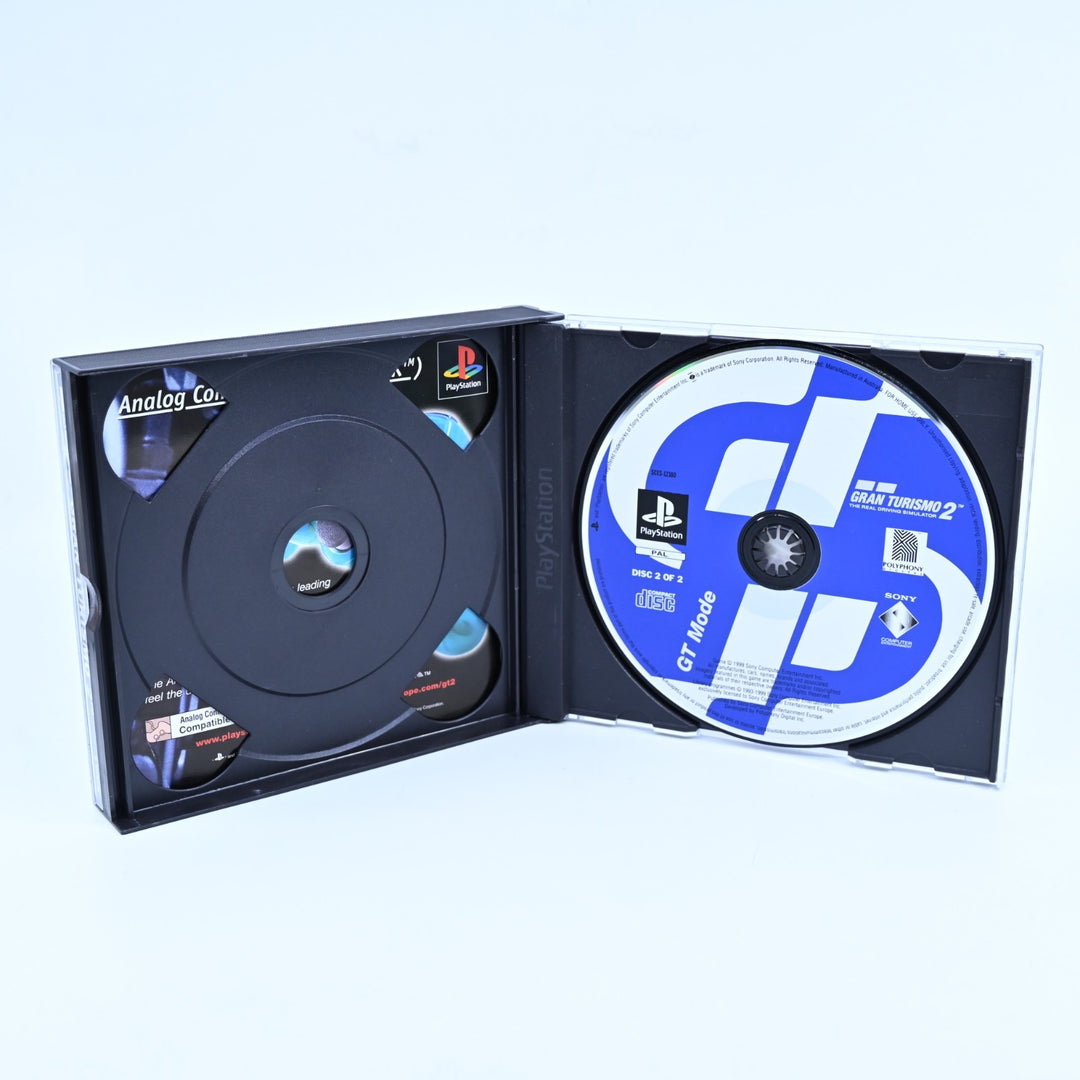 Gran Turismo 2 - Sony Playstation 1 / PS1 Game + Manual - PAL - MINT DISC!