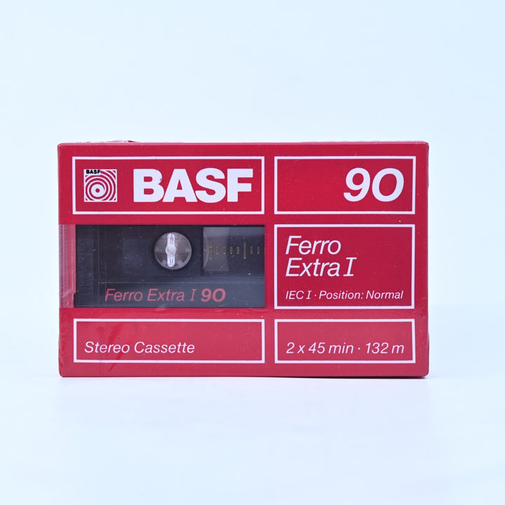 SEALED! BASF Ferro Extra I 90 Normal Position Type I Blank Audio 132m - Cassette