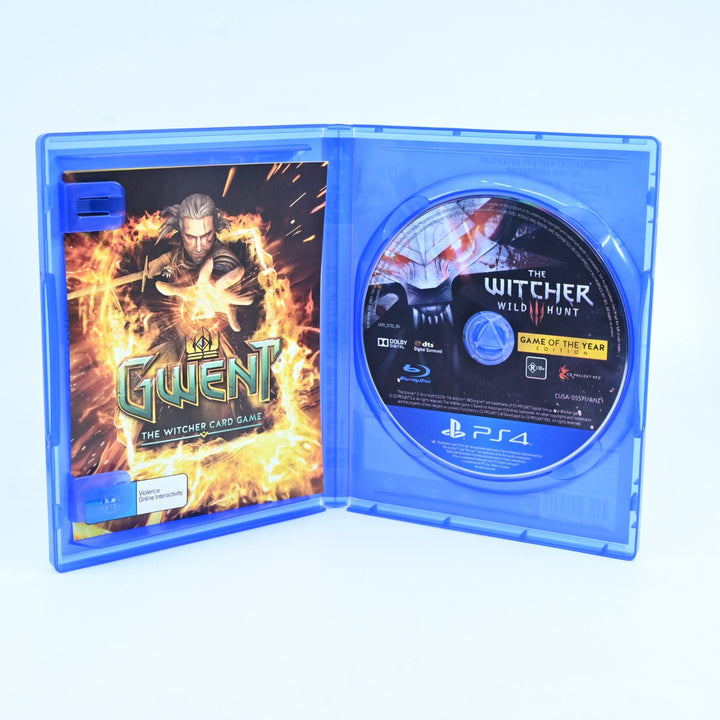 The Witcher III: Wild Hunt - Game of the Year Edition - PS4 Game - MINT DISC!
