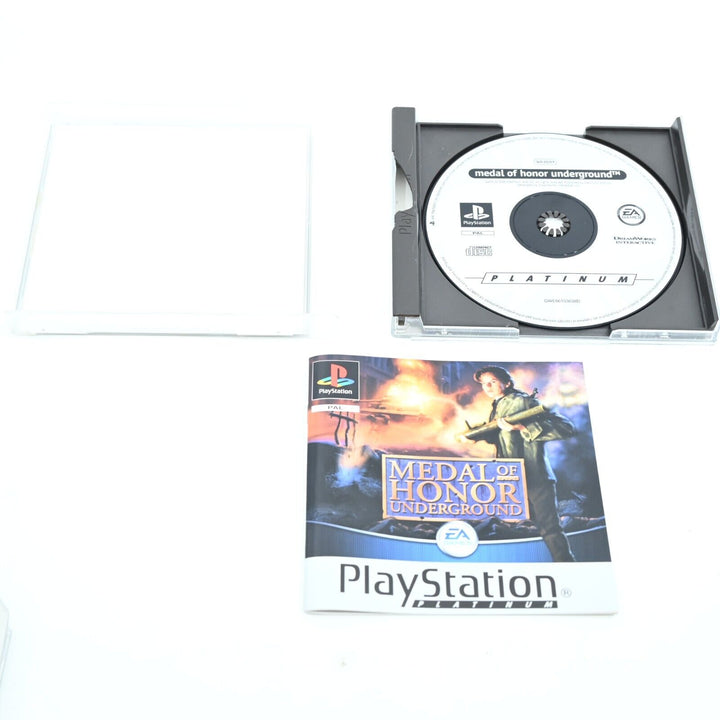 Medal of Honor Underground - Sony Playstation 1 / PS1 Game - PAL - MINT DISC!