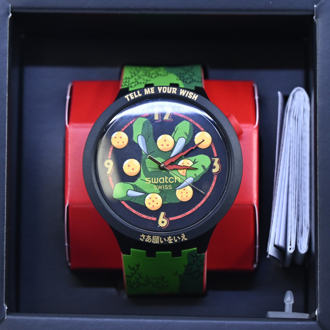 Shenron Swatch Dragon Ball Z Limited Edition Collaboration Watch - Anime Misc