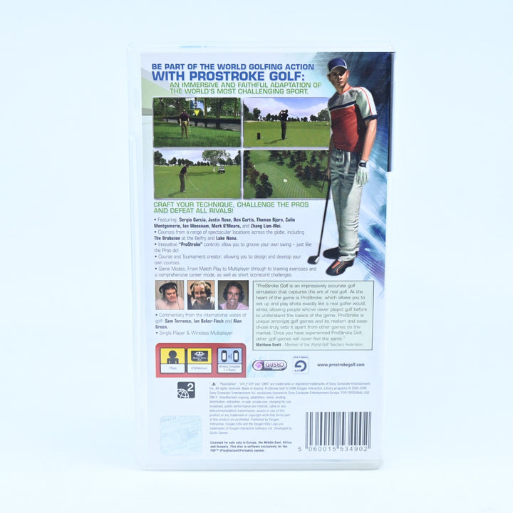 ProStroke Golf World Tour 2007 - Sony PSP Game + Manual - FREE POST!