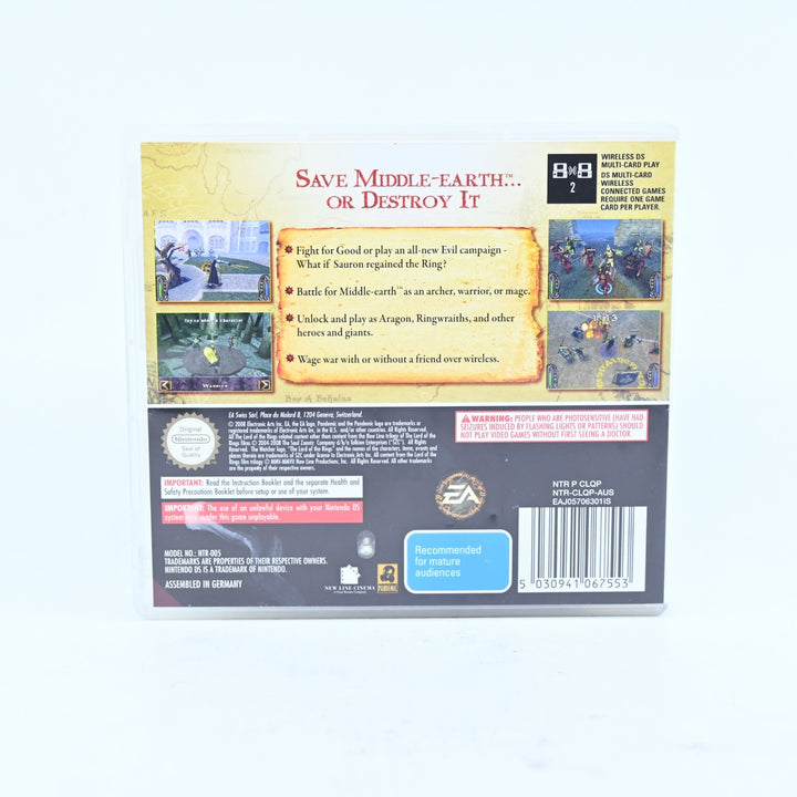 The Lord of the Rings: Conquest - Nintendo DS Game - PAL + Manual - FREE POST!