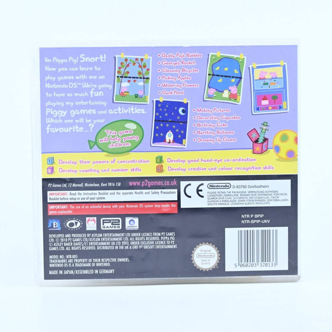 Peppa Pig Fun and Games - Nintendo DS Game - PAL + Manual - FREE POST!