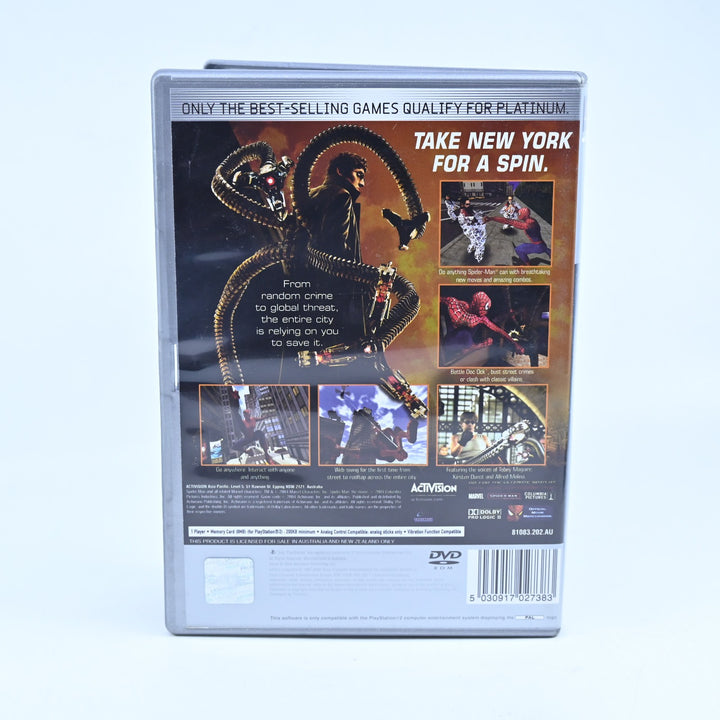 Spider-Man 2 - Sony Playstation 2 / PS2 Game - No Manual - PAL - MINT DISC!