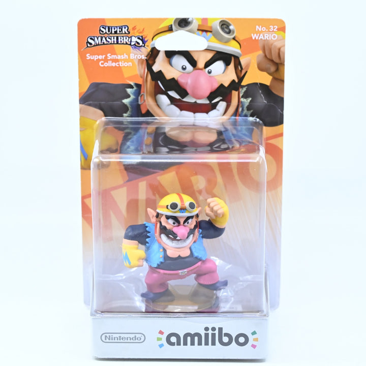 SEALED! Wario Amiibo No. 32 - Super Smash Bros. - Toy - FREE POST!