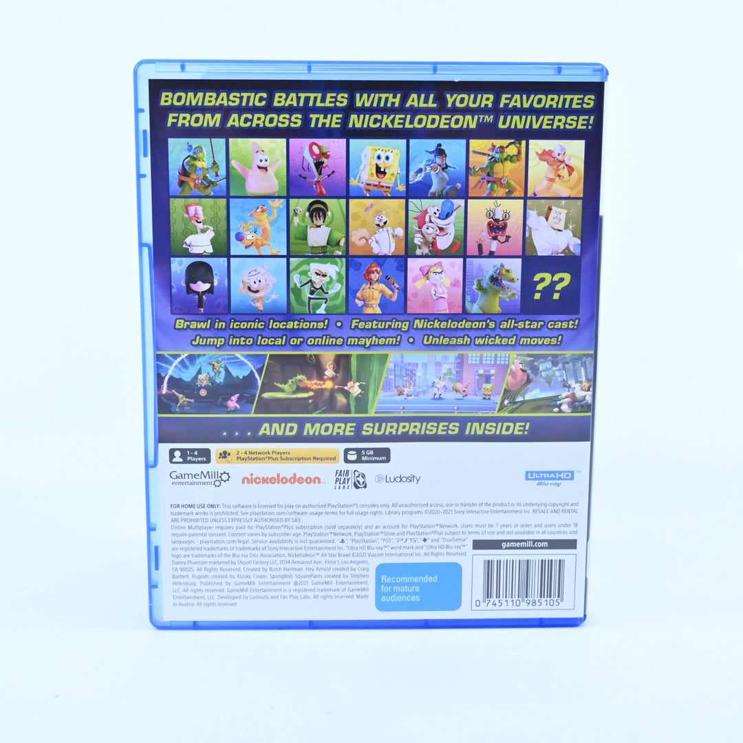 Nickelodeon All-Star Brawl - Sony Playstation 5 / PS5 Game - MINT DISC!