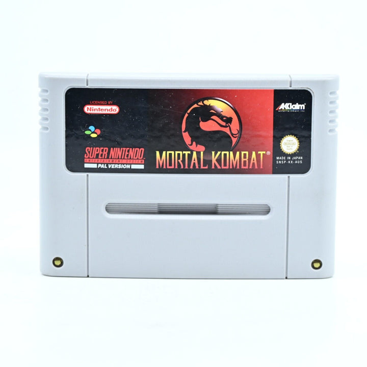 Mortal Kombat - Super Nintendo / SNES Game - PAL - FREE POST!