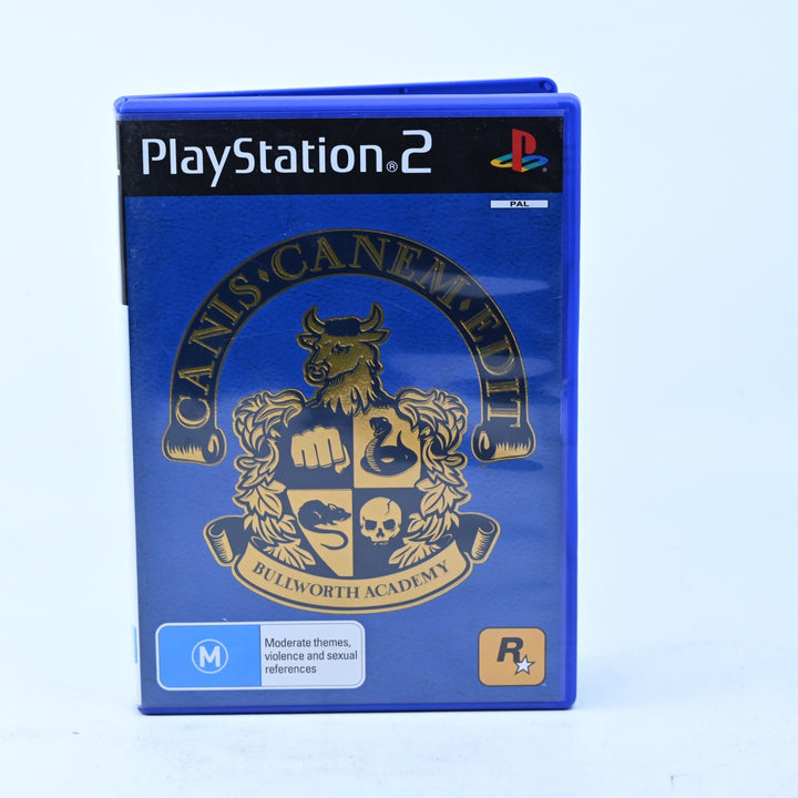Canis Canem Edit - Bully - Sony Playstation 2 / PS2 Game + Manual + Map - PAL