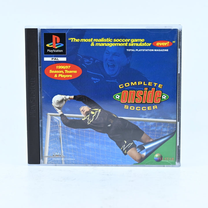 Onside - Sony Playstation 1 / PS1 Game + Manual - PAL - MINT DISC!