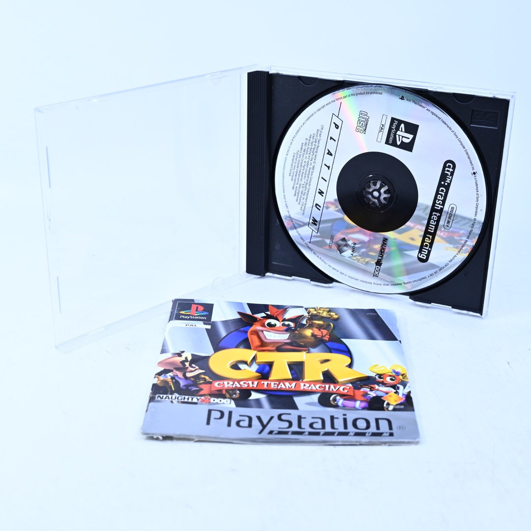 CTR: Crash Team Racing - Sony Playstation 1 / PS1 Game + Manual - MINT DISC!