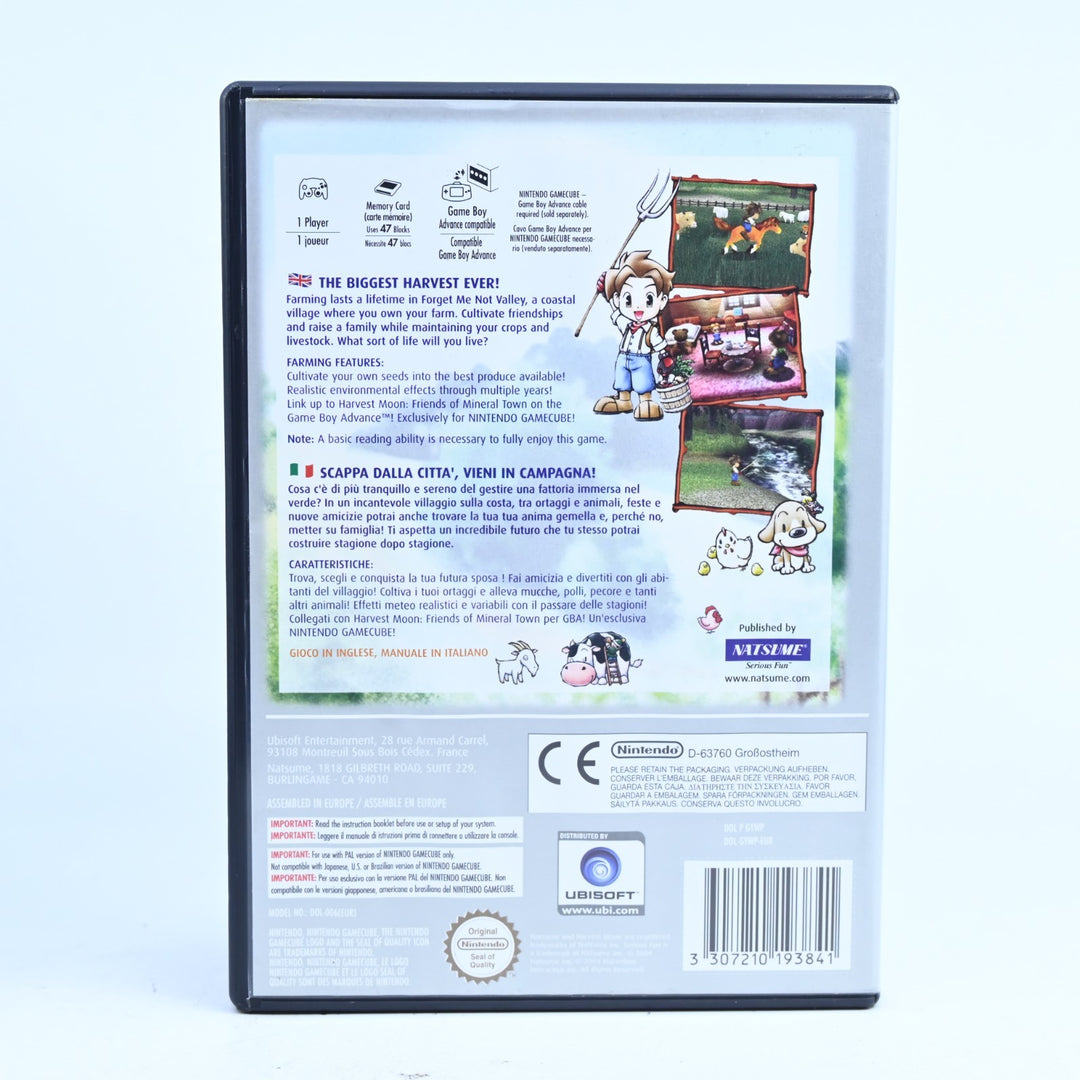 Harvest Moon: A Wonderful Life - Nintendo Gamecube Game + Manual - FREE POST