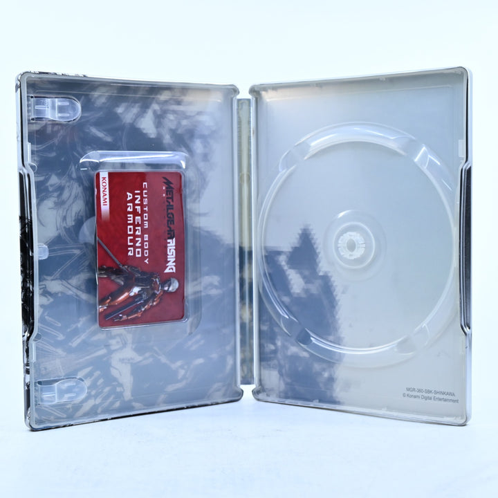 Metal Gear Rising Revengeance + Steelbook - Xbox 360 Game + Manual - PAL