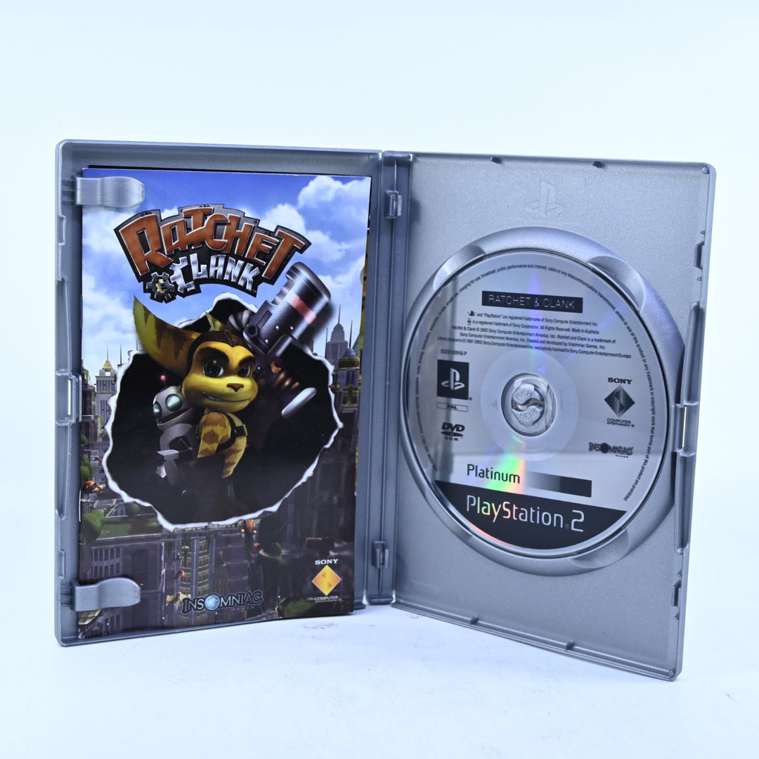 Ratchet &amp; Clank - Sony Playstation 2 / PS2 Game + Manual - PAL - MINT DISC!