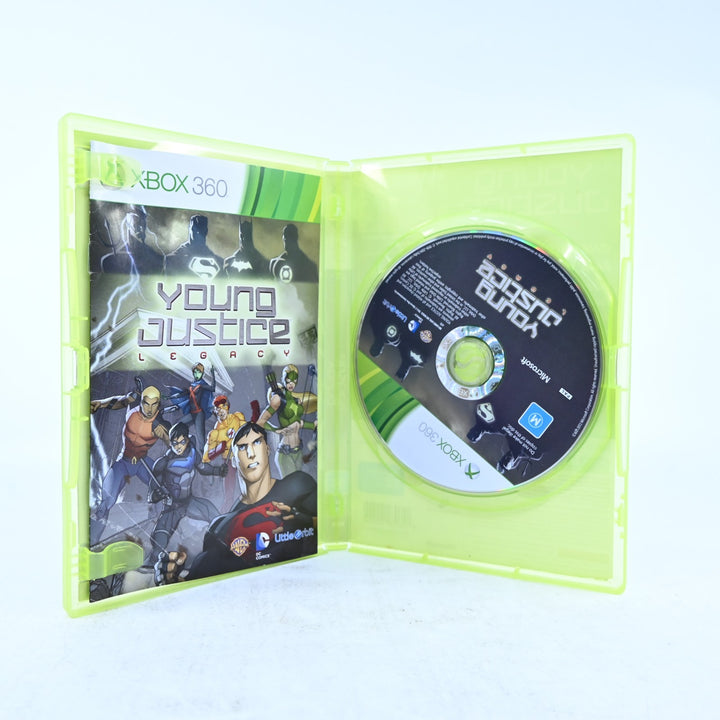 Young Justice Legacy - Xbox 360 Game + Manual - PAL - MINT DISC!
