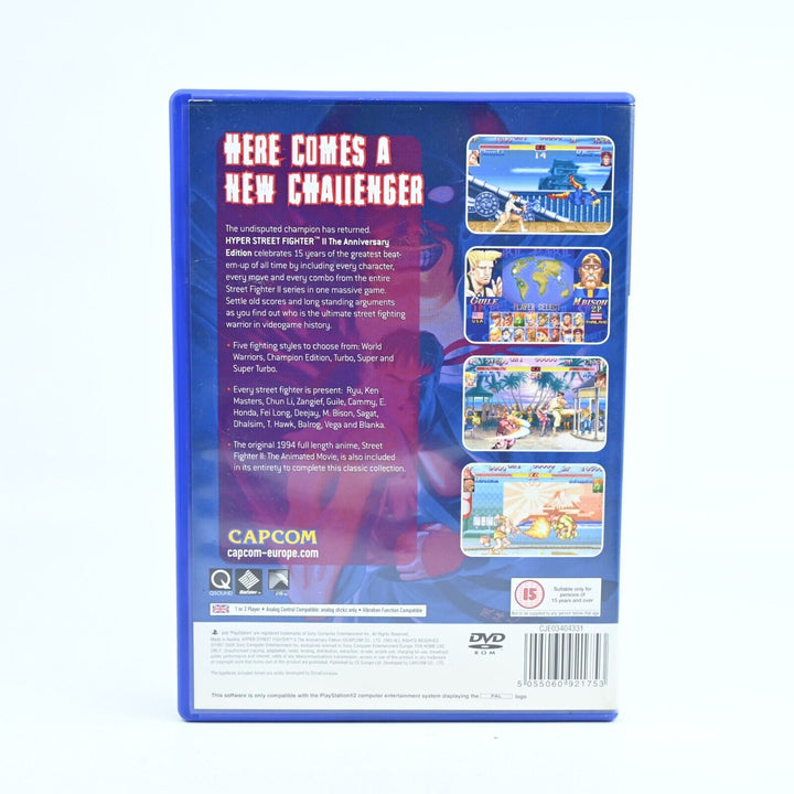 Hyper Street Fighter II: The Anniversary Edition - PS2 Game + Manual - PAL