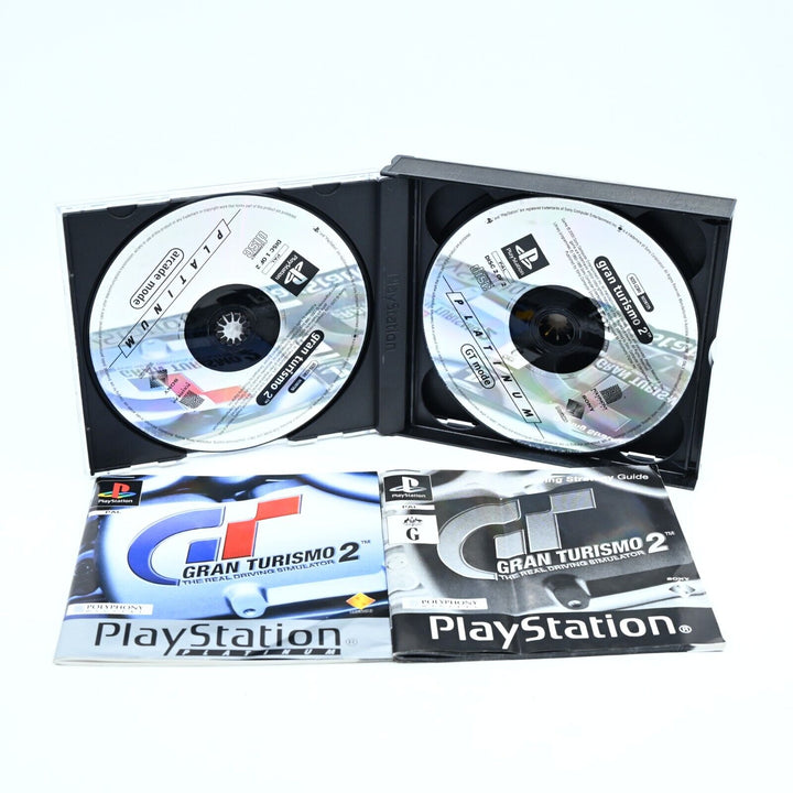 Gran Turismo 2  + Manuals - Sony Playstation 1 / PS1 Game - PAL - MINT DISCS!