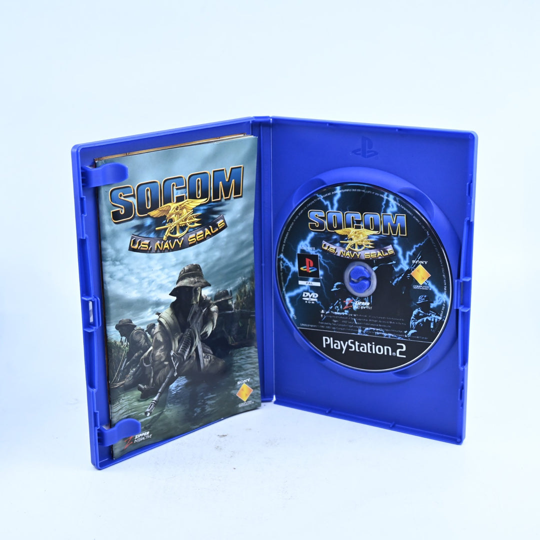 SOCOM: U.S. Navy Seals - Big Box - Sony Playstation 2 / PS2 Game