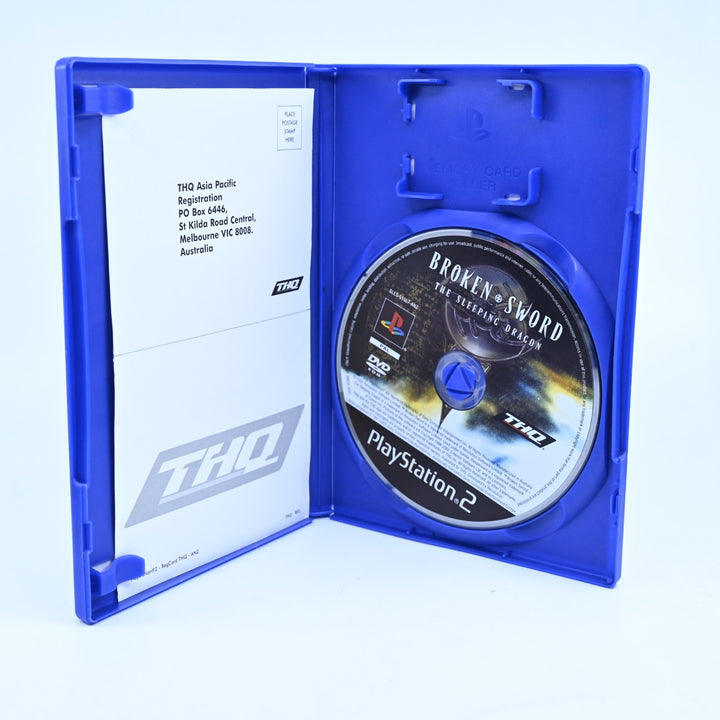 Broken Sword: The Sleeping Dragon - Sony Playstation 2 / PS2 Game - No Manual