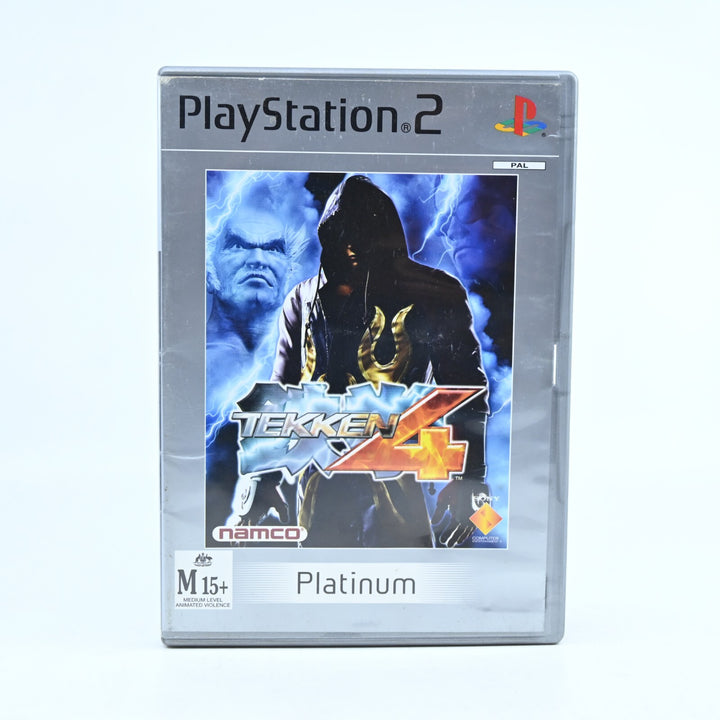 Tekken 4 - Sony Playstation 2 / PS2 Game + Manual - PAL - NEAR MINT DISC!