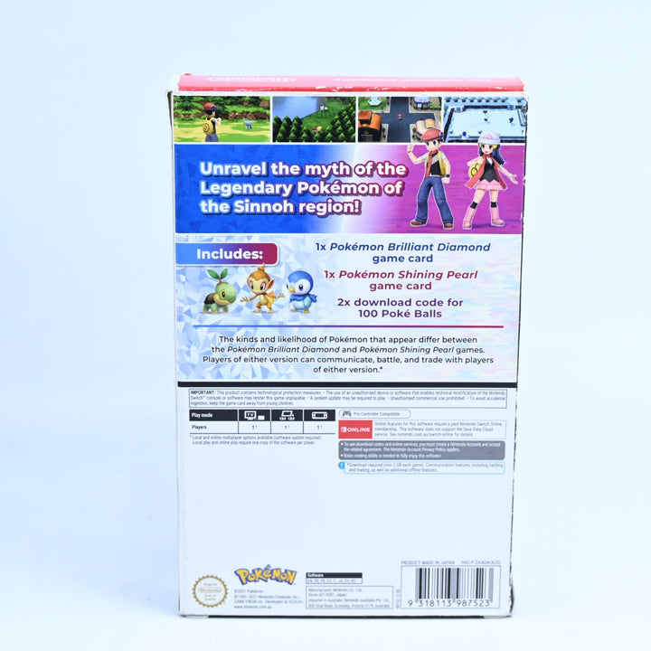 Pokemon Brilliant Diamond & Shining Pearl - Dual Pack - Nintendo Switch Game