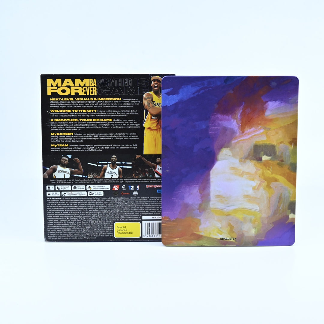 NBA 2K21 Mamba Forever: Kobe Limited Edition - PS5 Game + Steelbook