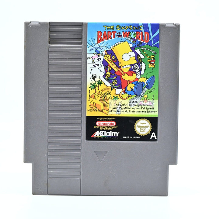 Bart vs the World - Nintendo Entertainment System / NES Game - PAL - FREE POST!