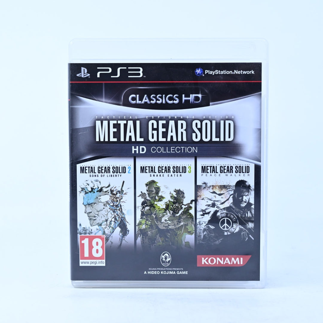 Metal Gear Solid HD Collection - Sony Playstation 3 / PS3 Game + Manual