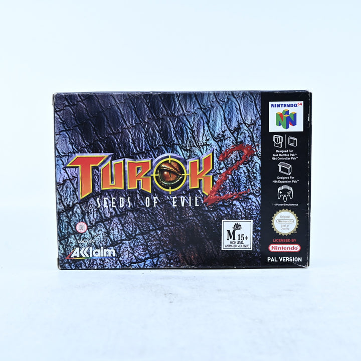Turok 2: Seeds of Evil - N64 / Nintendo 64 Boxed Game - PAL - FREE POST!